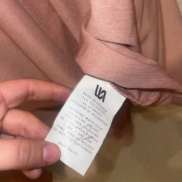 Nwt VRST Menβs Long Sleeve Button Down Shirt Salmon XXL - Picture 7 of 8